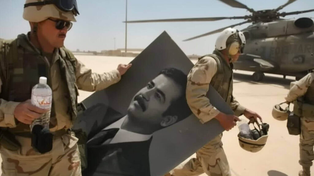 La invasión a Irak con el falso argumento de tener armas de destrucción masiva que jamás se encontraron