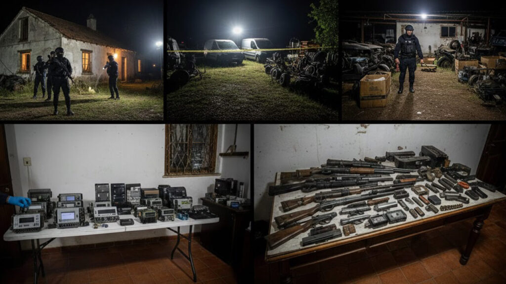 Los allanamientos nocturnos se realizaron en seis domicilios de Morón de manera simultánea