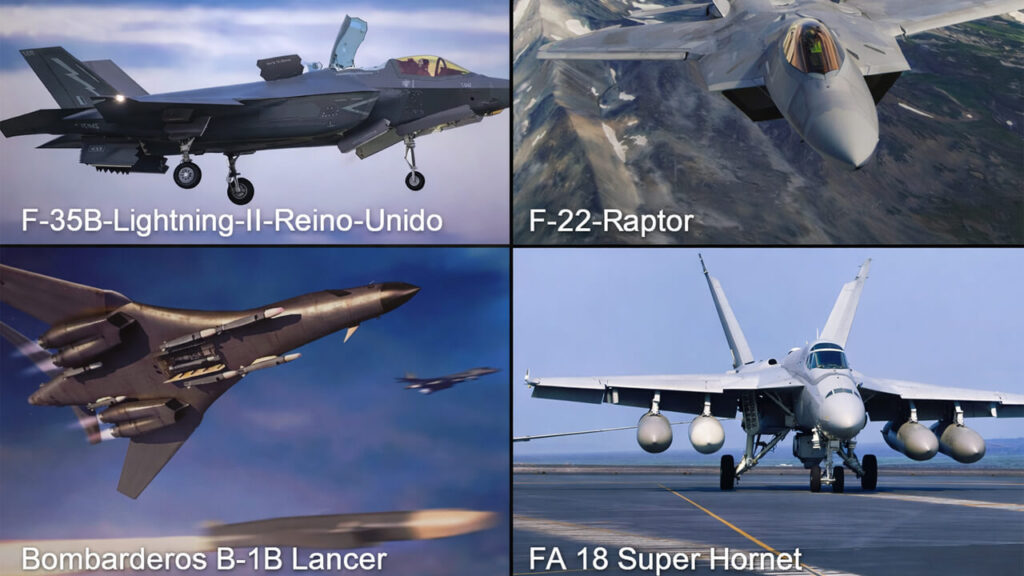 Los aviones utilizados para invadir Caracas