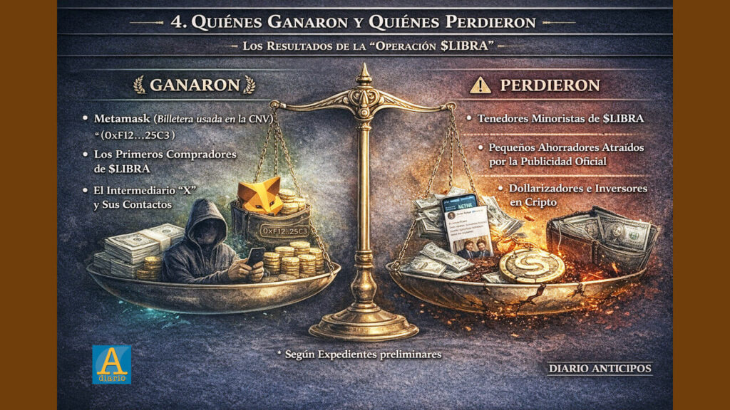 Quienes Ganaron y Quienes Perdieron en la Infografía realizada por 5G Fox para Diario Anticipos