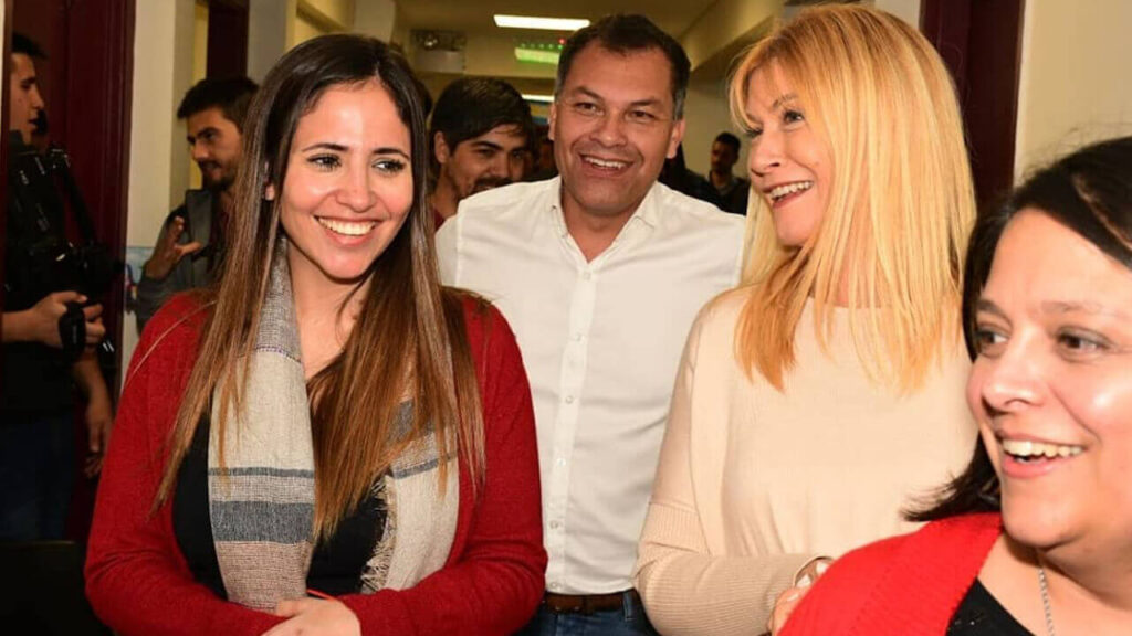 Walter Festa como intendente; su esposa, Romina Uhrig, como diputada y Verónica Magario como pre candidata a vicegobernadora
