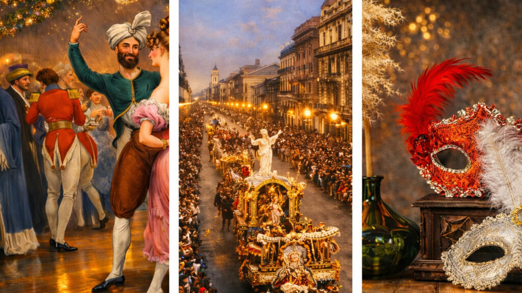 La era dorada del corso porteño (1900-1950): bailes, máscaras y desfiles multitudinarios que consolidaron al carnaval argentino como una de las celebraciones populares más convocantes del país.