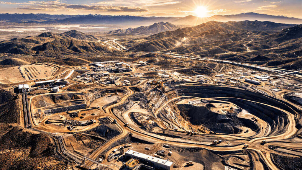 Acá otra mina y como deja la superficie luego del trabajo la coporación que la toma y ni que hablar el agua que requiere como principal insumo