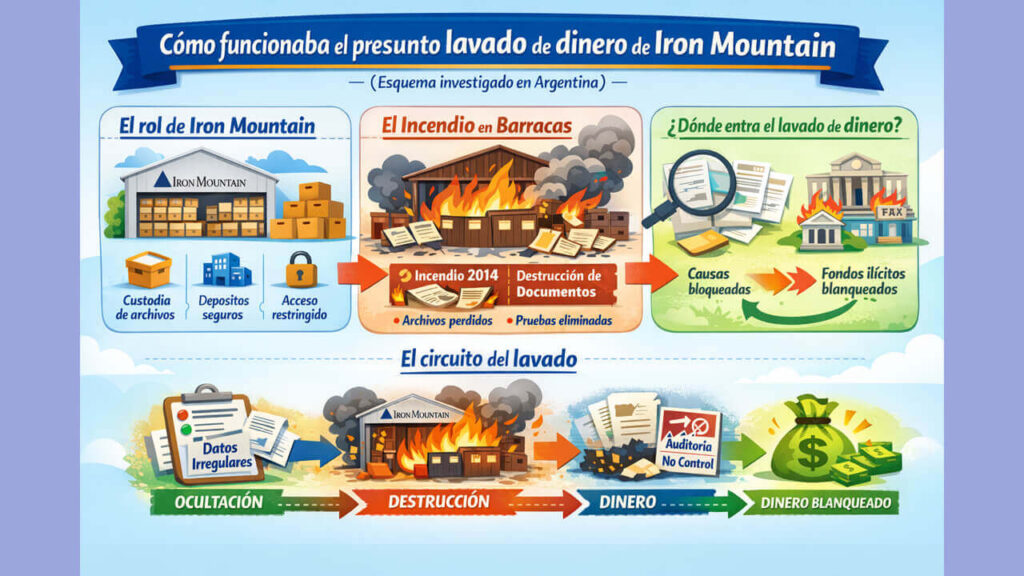 Así funcionaría Iron Mountain según la Infografía realizada por la empresa 5G Fox exclusivamente para Diario Anticipos
