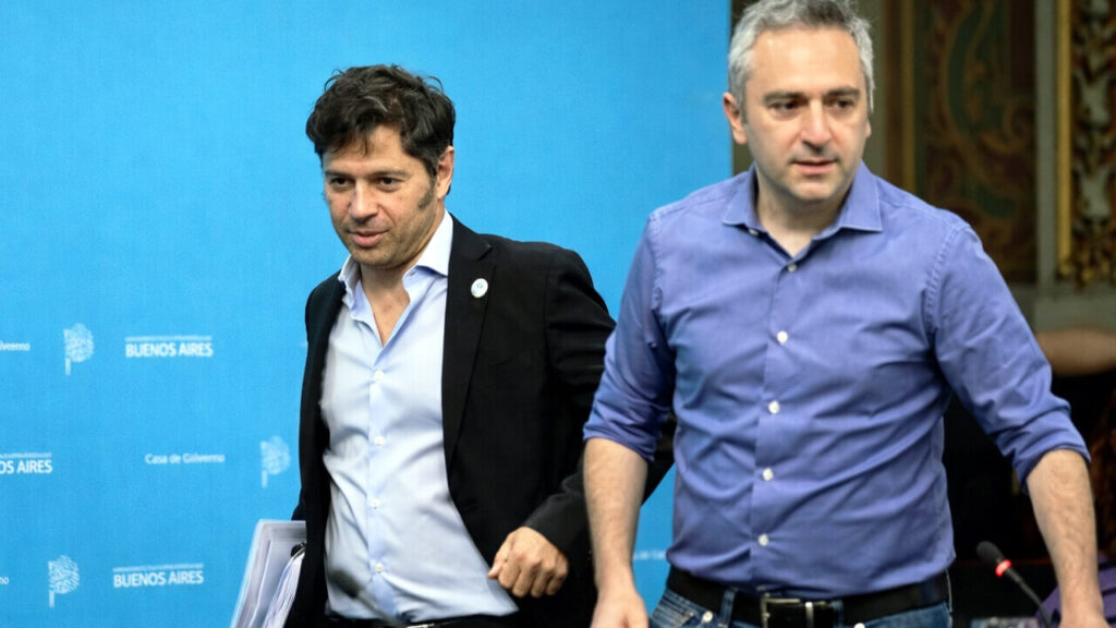El Gobernador Axel Kicillof y su principal armador, Andrés Larrquie, Ministro de Desarrollo de la Provincia de Buenos Aires