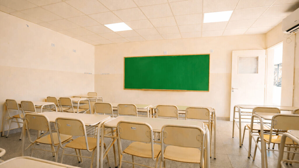 El interior de las aulas, calidad y todo a nuevo