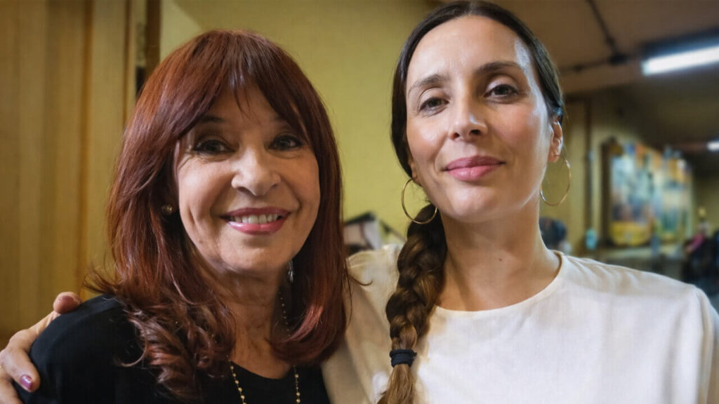 Florencia Lampreabe junto a Cristina Fernández de Kirchner en sus épocas de diputada nacional la actual titular del PJ Hurlingham