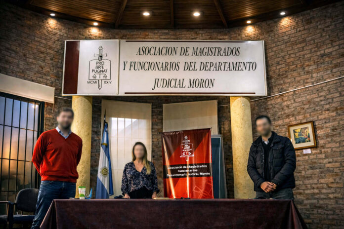 Irrumpieron en la Asociación de Magistrados de Morón tras un corte de luz y se llevaron equipos electrónicos