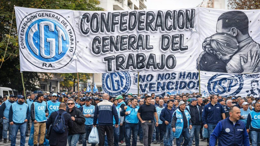 La CGT marchó contra la Reforma Laboral