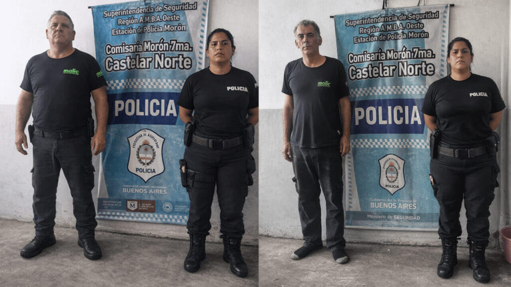 Los dos hermanos violentos detenidos en Castelar VII y la policía que vende humo con fotitos con carteles atrás para difundir