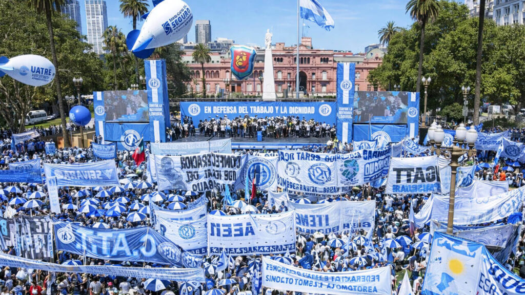 Mañana otro paro y marcha de la CGT y un operativo de contensión que seguramente no va a terminar bien