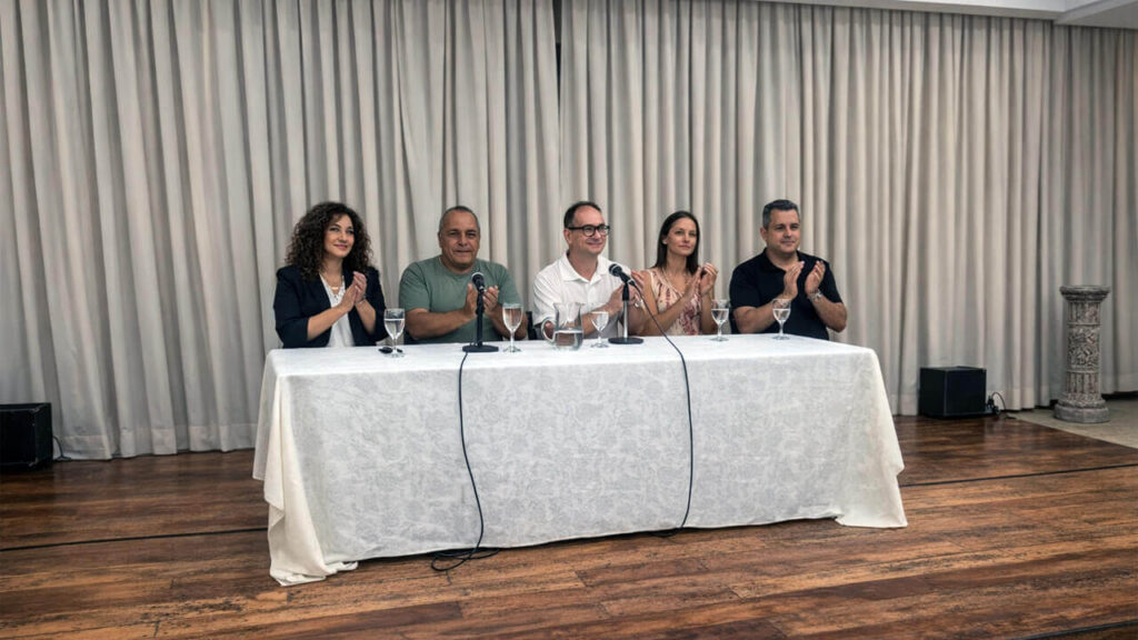 Nancy Peredo, Omar Sergio Rodríguez, Gustavo Saenz, Paula Scarafia y Carlos Sergio Rodríguez