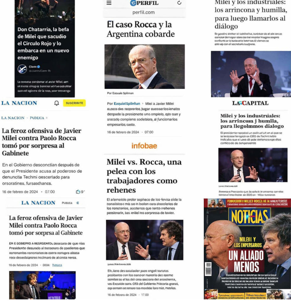 Paolo Rocca y su tour mediático para enfrentar a Javier Milei