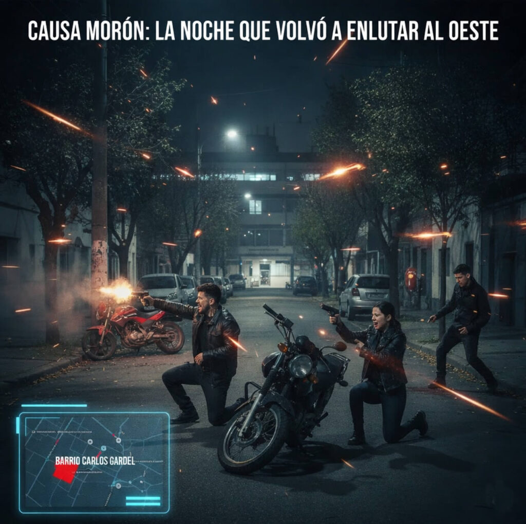 Simulación del Tiroteo realizada por 5G Fox exclusivamente para Diario Anticipos