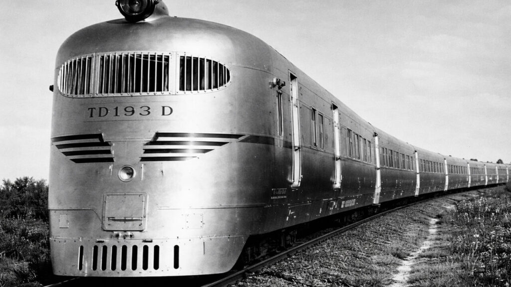 Tren Art Deco TD193 D en movimiento