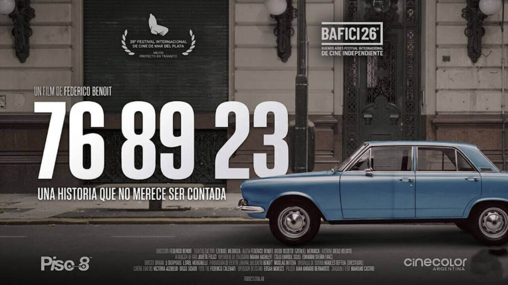 Afiche del documental 76 89 23 dirigido por Federico Benoit