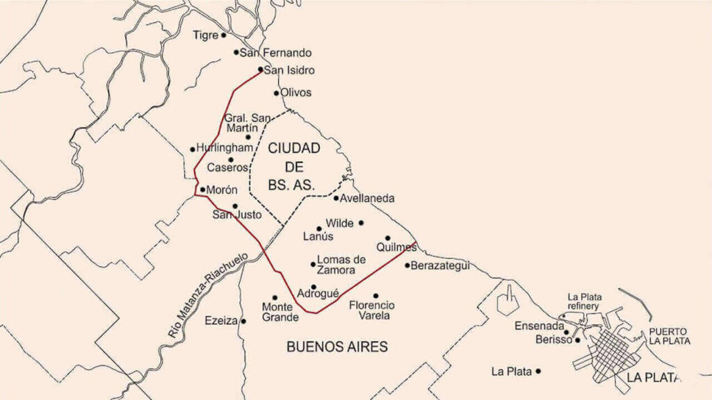 Así es el segundo anillo que cota el conurbano bonaerense