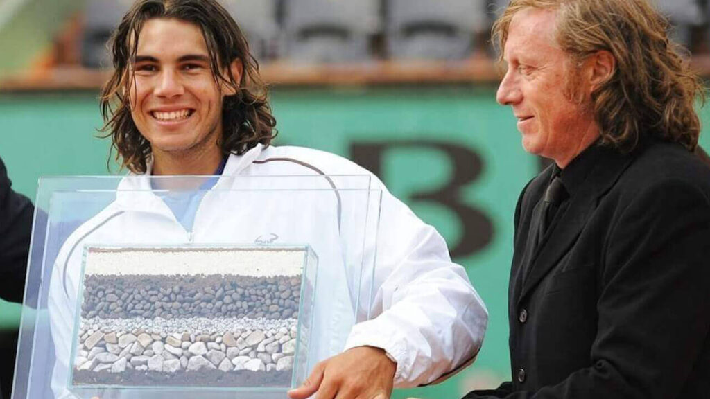 Cuando le entregó un premio al español Rafael Nadal y la platea se emocionó