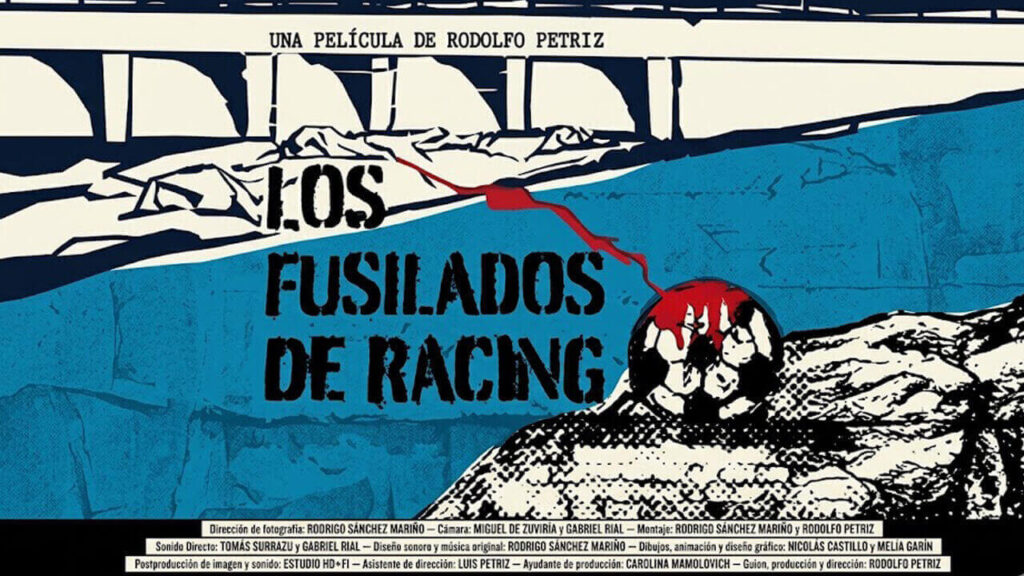 El afiche apaisado de Los Fusilados de Racing