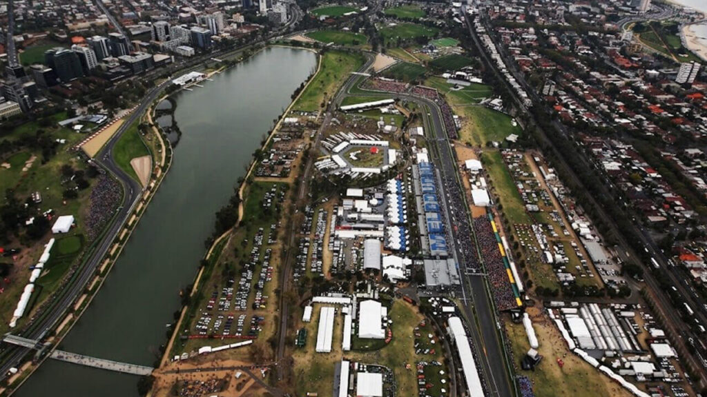 El circuito Fórmula 1 del Gran Premio de Australia de la que participara nuestro compatriota Franco Colapinto