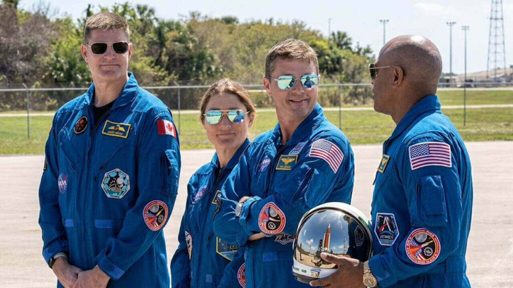 Los cuatro astronautas que tripularán Artemis II