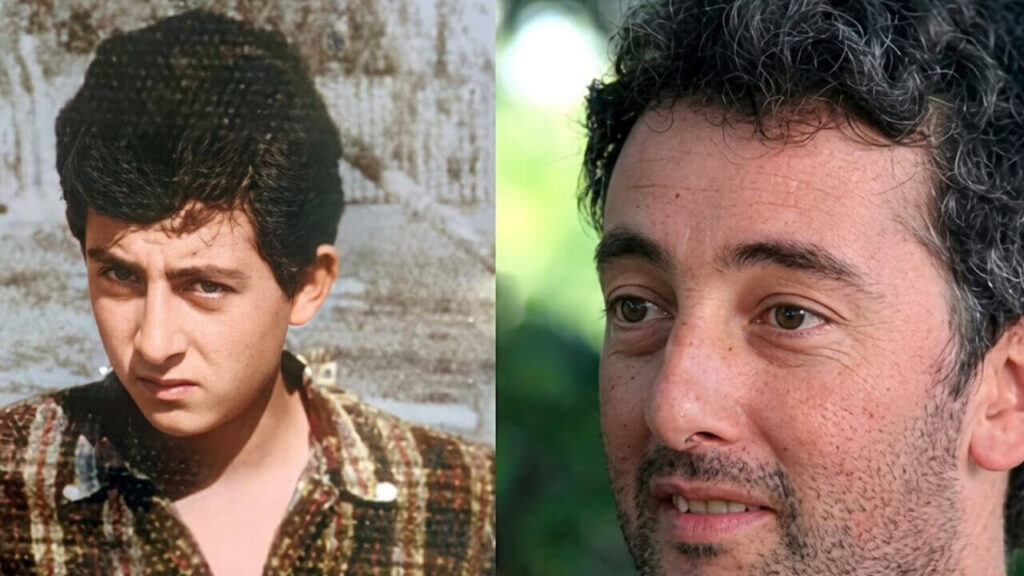 Oscar Walmir Montoya y su hijo, Ignacio Guido Montoya Carlotto, en una foto que compara los parecidos