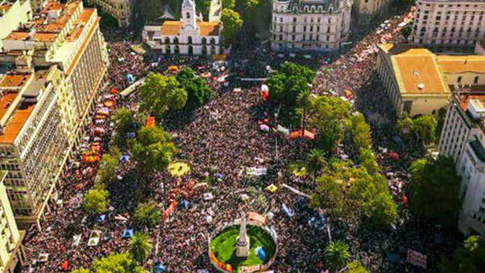 Sabbatella apuntó contra el negacionismo, defendió la memoria colectiva y pidió la libertad de Cristina (Video)