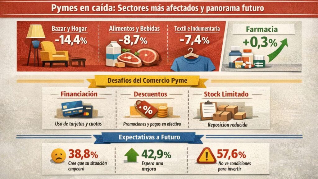 Ventas minoristas pymes