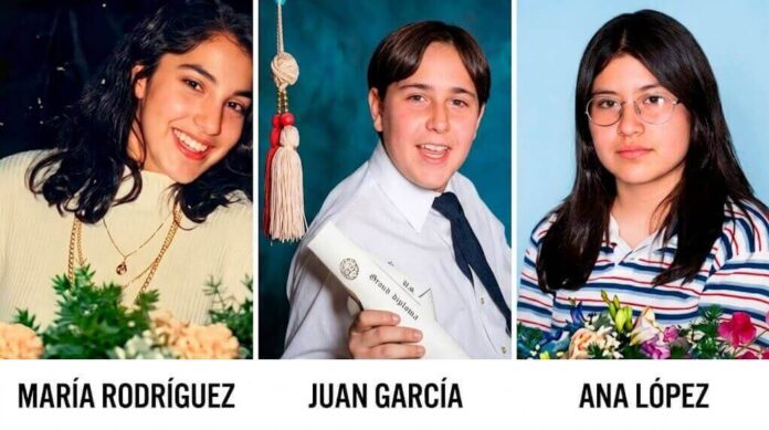 Ola de amenazas en las escuelas del Oeste. En la foto, los tres estudiantes asesinados por Junior en Carmen de Patagones.