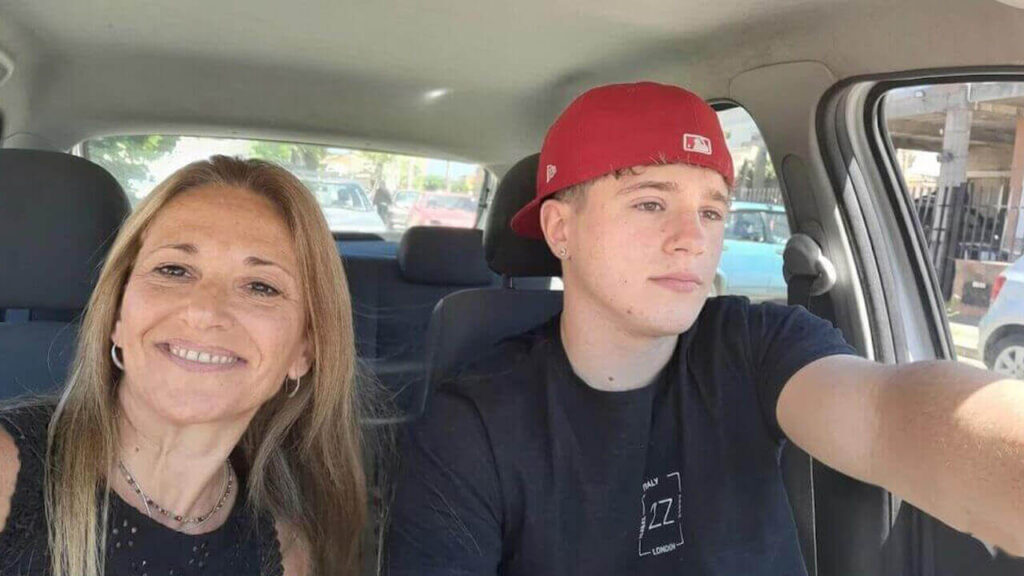 Cecilia Otero junto a Juan Cruz en vida juntos, felices. Que hecho terrible