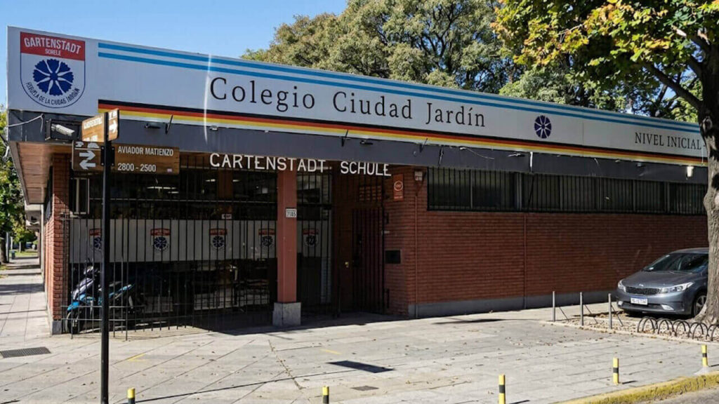 Colegio Gartenstadt Schule en Ciudad Jardín donde se desató la polémica por el simulacro de fusilamiento