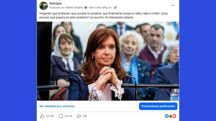 Cristina desató más de 3.000 comentarios