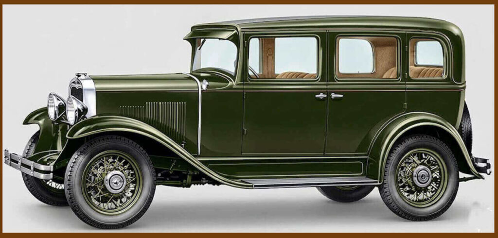 El Chrevolet de 6 cilindros verde oliva que algunos coleccionistas aún hoy los conservan