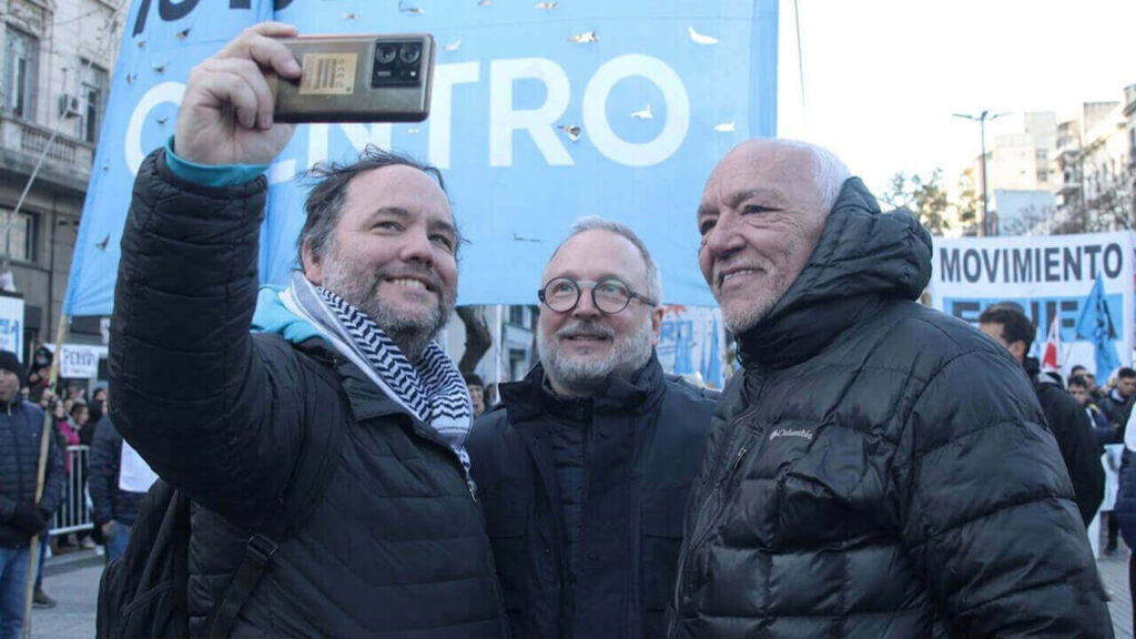José María Gayoso junto a Martín Sabbatella