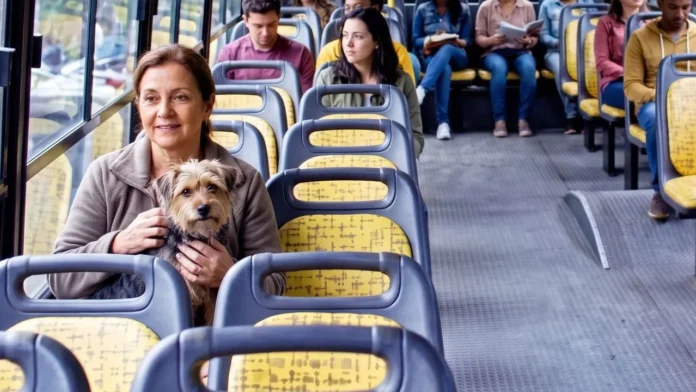 Mascotas en colectivos