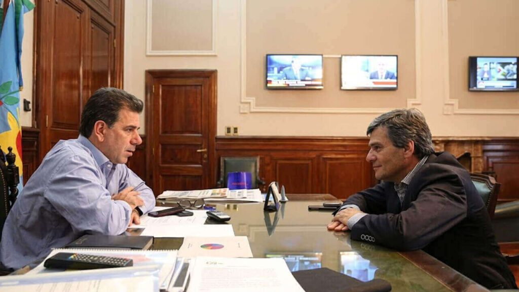 Ritondo cuando era Ministro de Seguridad de la gobernadora María Eugenia Vidal y Zabaleta lo buscaba para lograr un acercamiento que finalmente logró.
