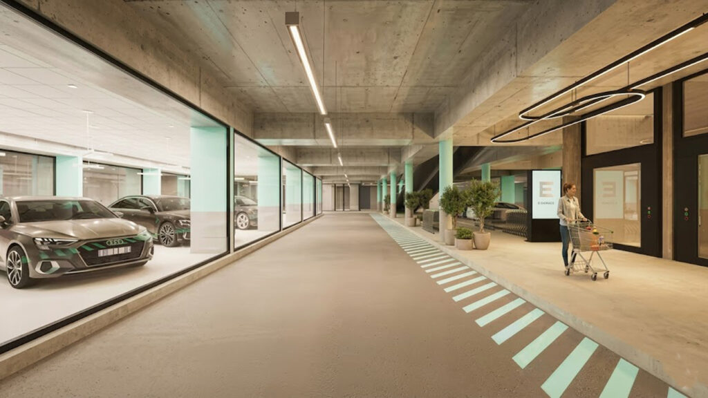 Un inmenso estacionamiento para 400 vehículos para no congestionar las calles aledañas ni la avenida Martín Fierro