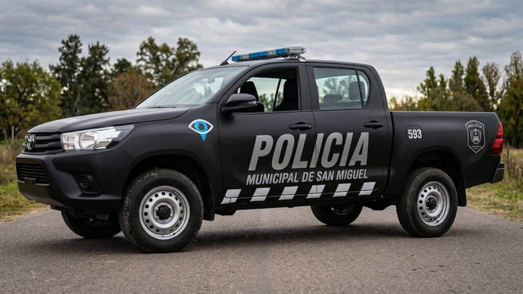 Las camionetas que utiliza la Policía Local de San Miguel para patrullar