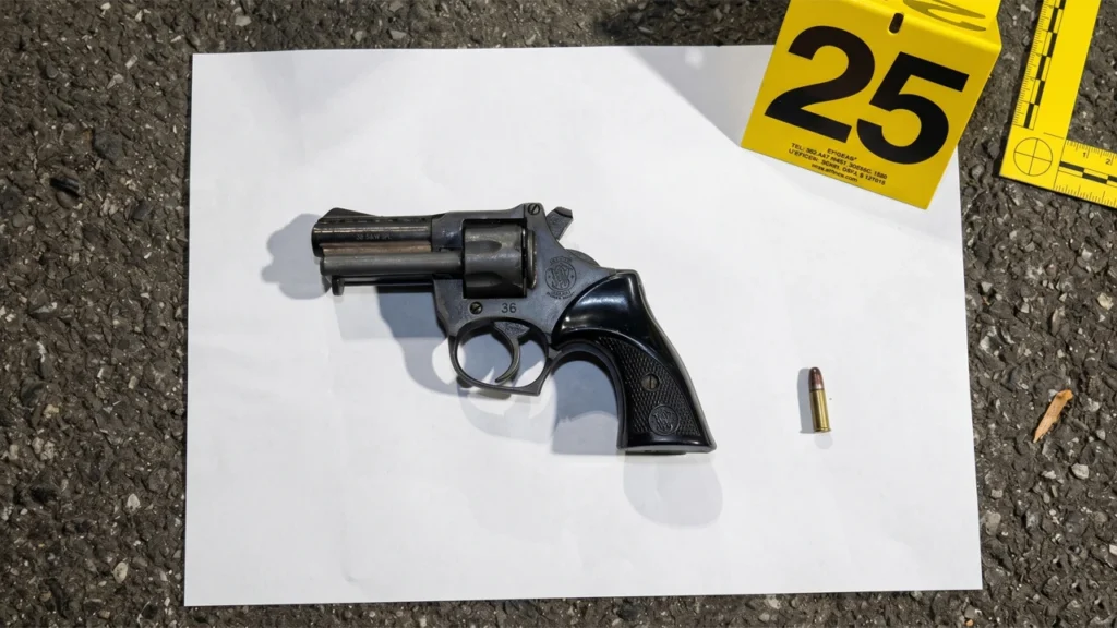 Uno de los sospechosos sacó un arma de fuego y disparó contra los efectivos