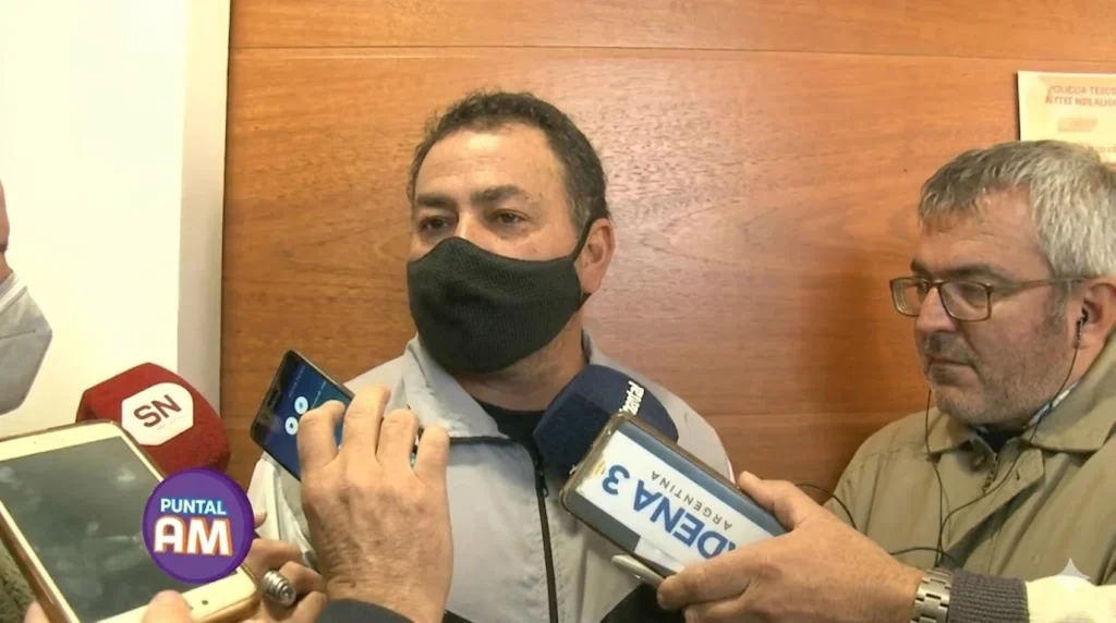 Roberto Bárzola, un parquetista cuyo ADN fue detectado en la escena del hecho