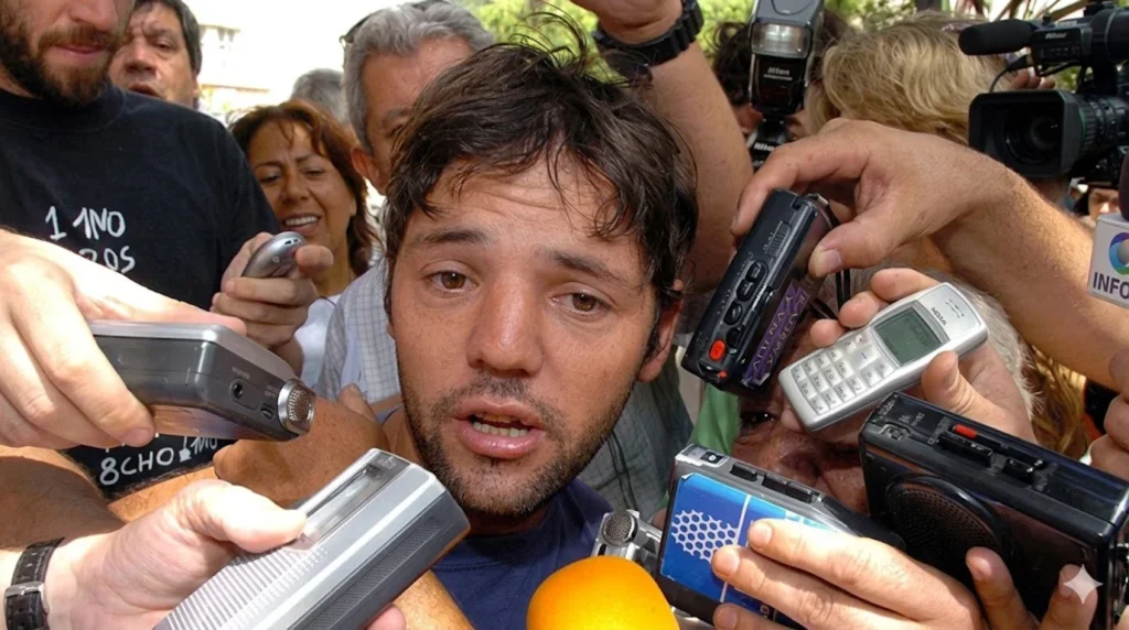 Gastón Zárate, el perejil del Caso Nora Dalmasso. Fue puesto en libertad en menos de una semana.