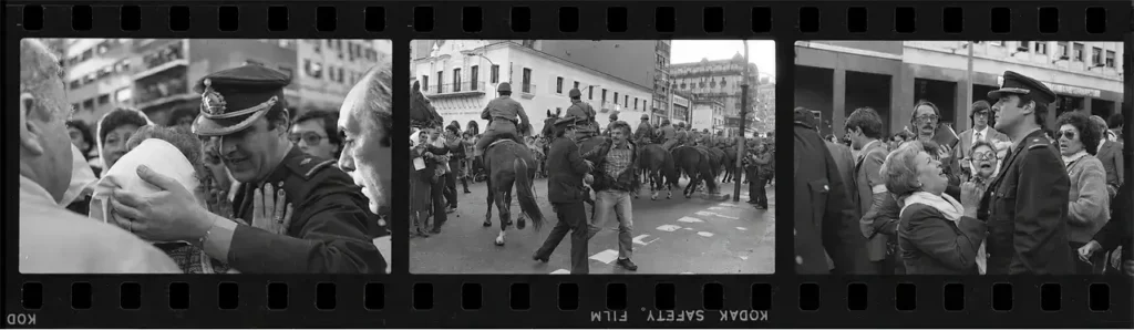 Parte del rollo de 1982 que sobrevivió y Anticipos Diario pudo conseguir. Tratado con IA para despejar y aclarar la imagen. Hecho por FX 5G.