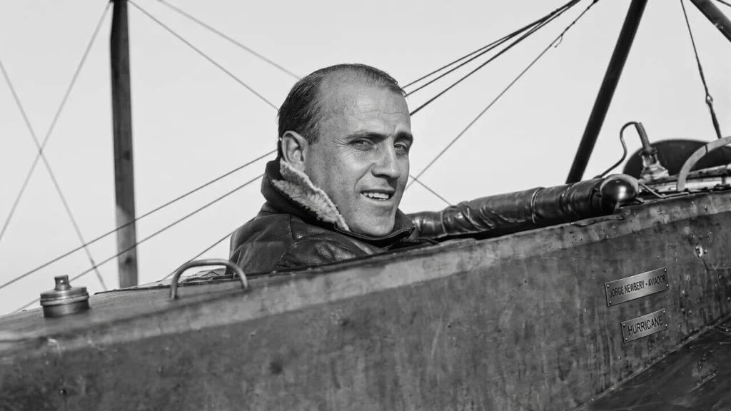 Jorge Newbery, el hombre que alentó a  Amalia Figueredo a seguir volando