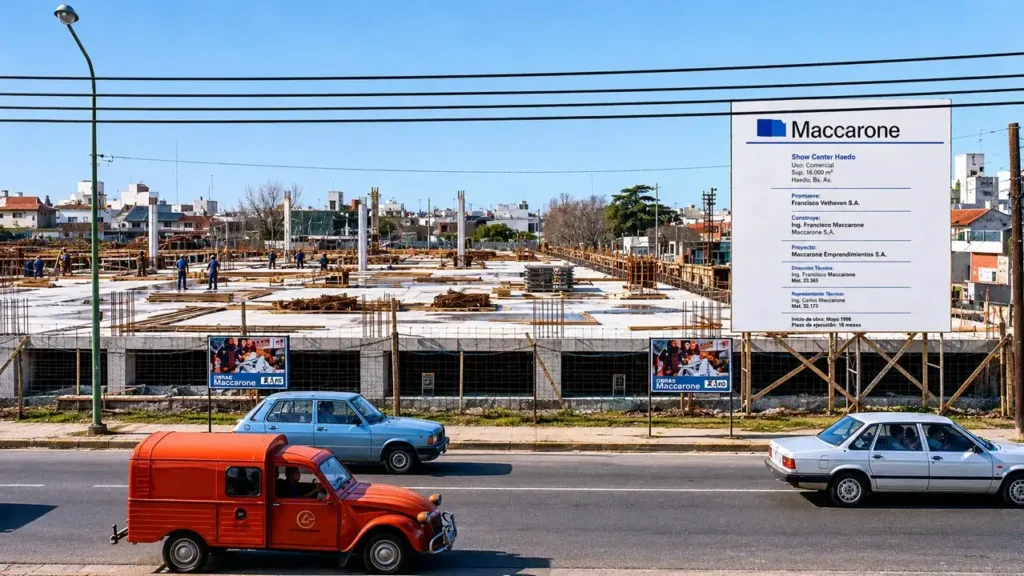  Grupo Maccarone y Nicolás Maccarone llamaron mucho la atención en 1997 con la construcción de ShowCenter
