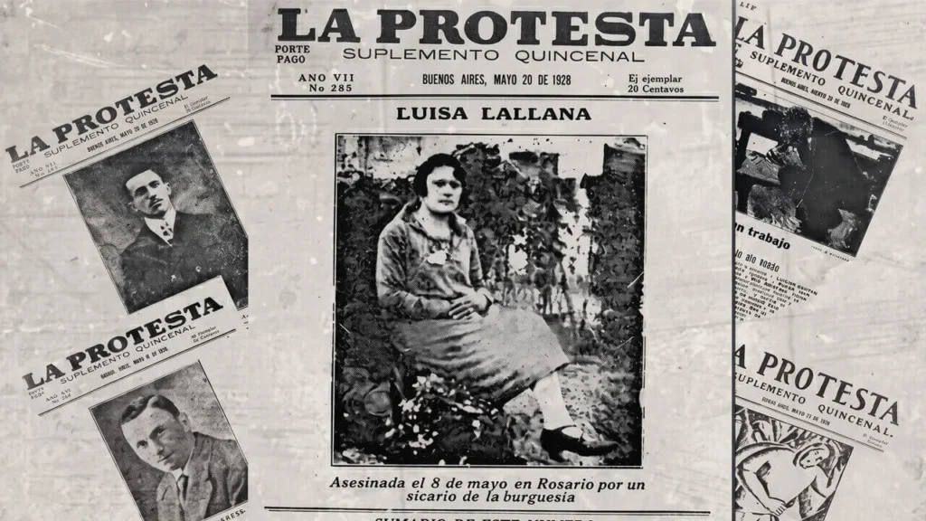 La publicación de la protesta con Luisa Lallana en la portada