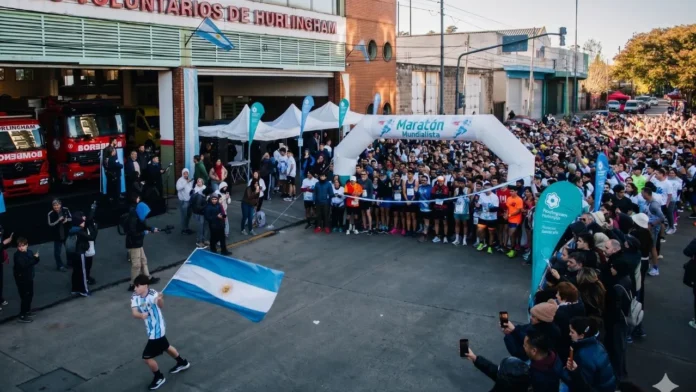 Maratón solidaria en Hurlingham