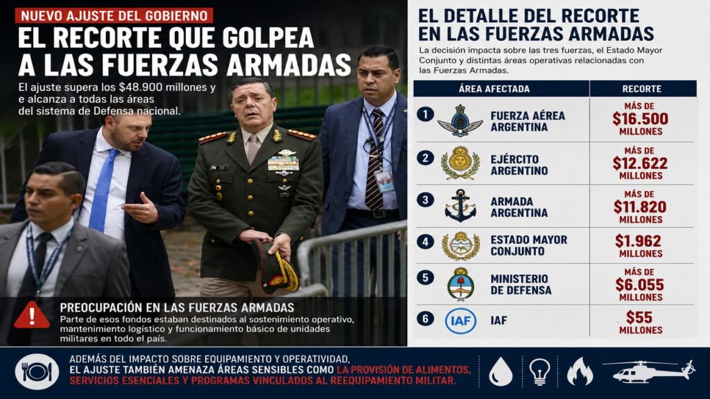 El Salario militar Milei se deshizo y los militares dejan las Fuerzas Armadas. La interna en Milei y Villaruel la pagan los uniformados. Nadie se salva de un entredicho con el Presidente de La Nación.