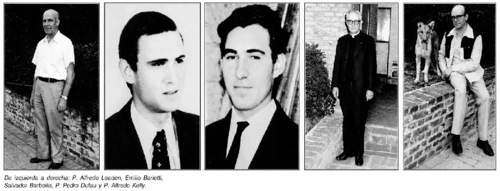 Las víctimas, curas y seminaristas palotinos
