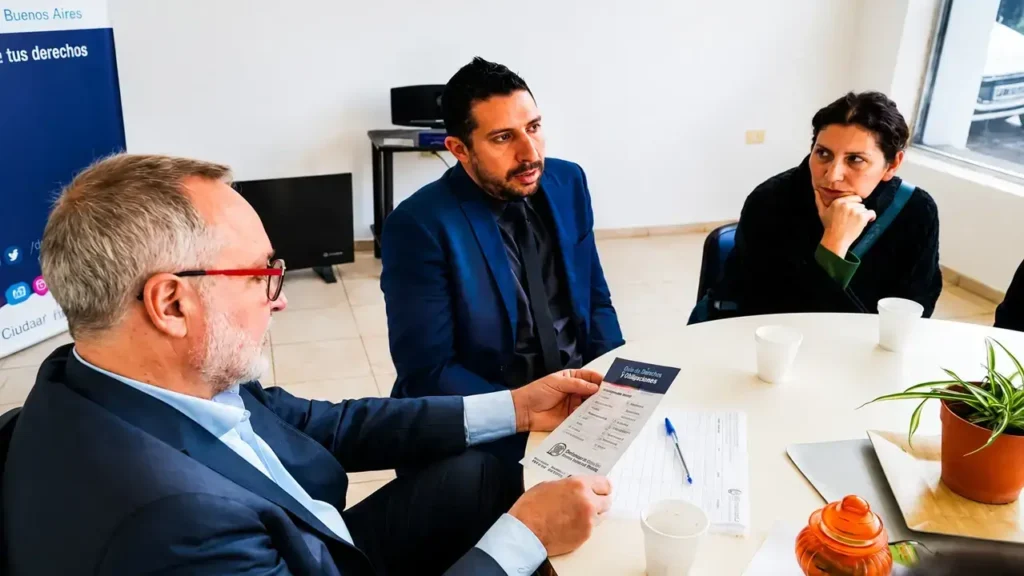 El encuentro entre Martín Sabbatella y el Defensor del Pueblo de Morón 