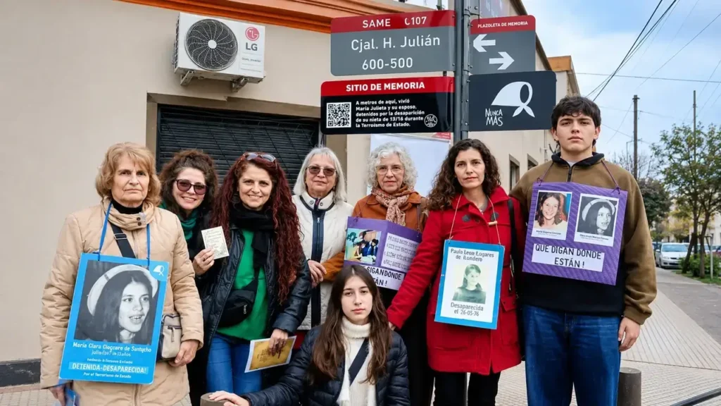 El acto de señalización se realizó el viernes 29 de mayo de 2026, en el marco de las actividades de Memoria, Verdad y Justicia impulsadas por el Municipio de Morón
